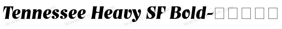 Tennessee Heavy SF Bold字体转换
